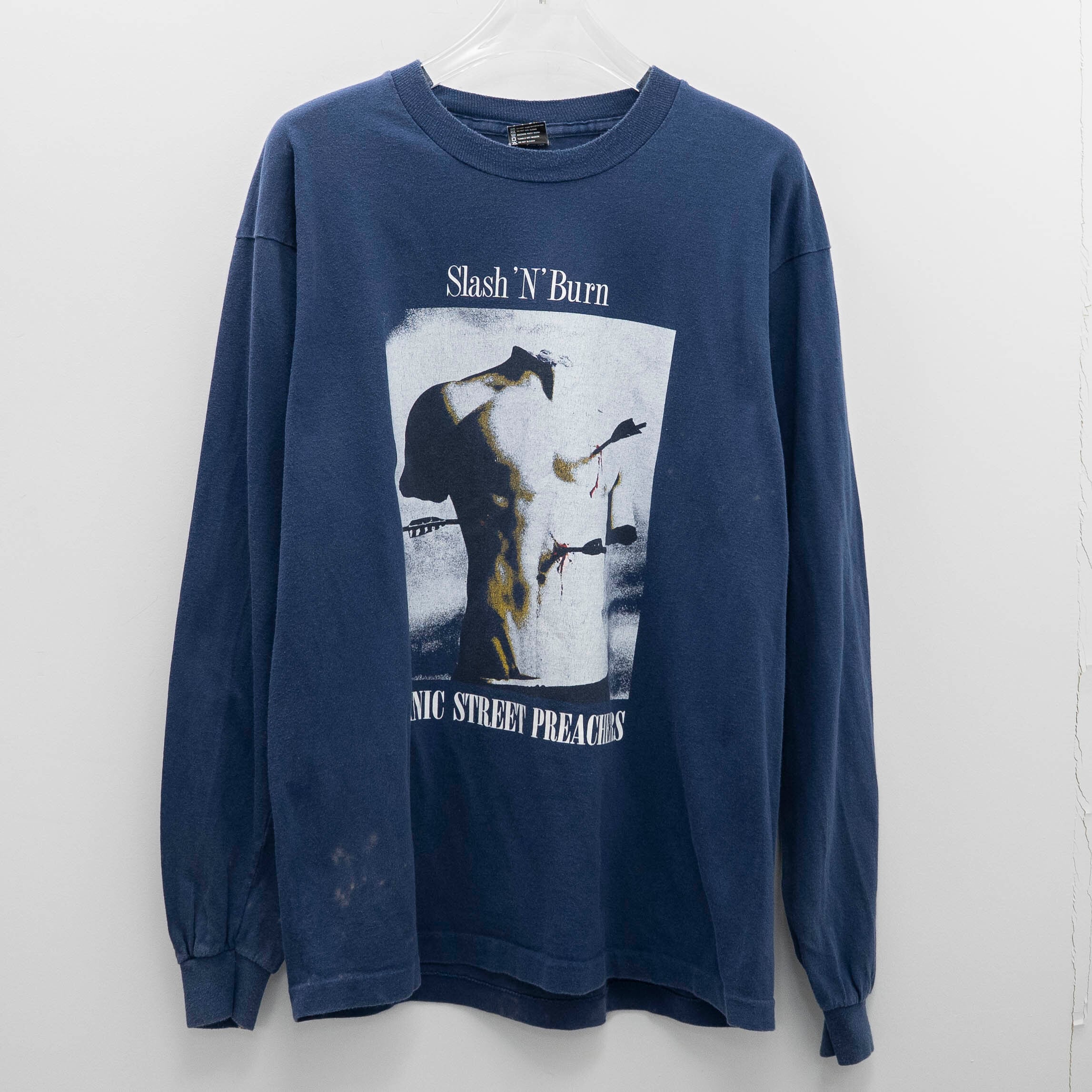 Manic Street Preachers " Slash N Burn L/S " Screen Stars XL 【A4-109】