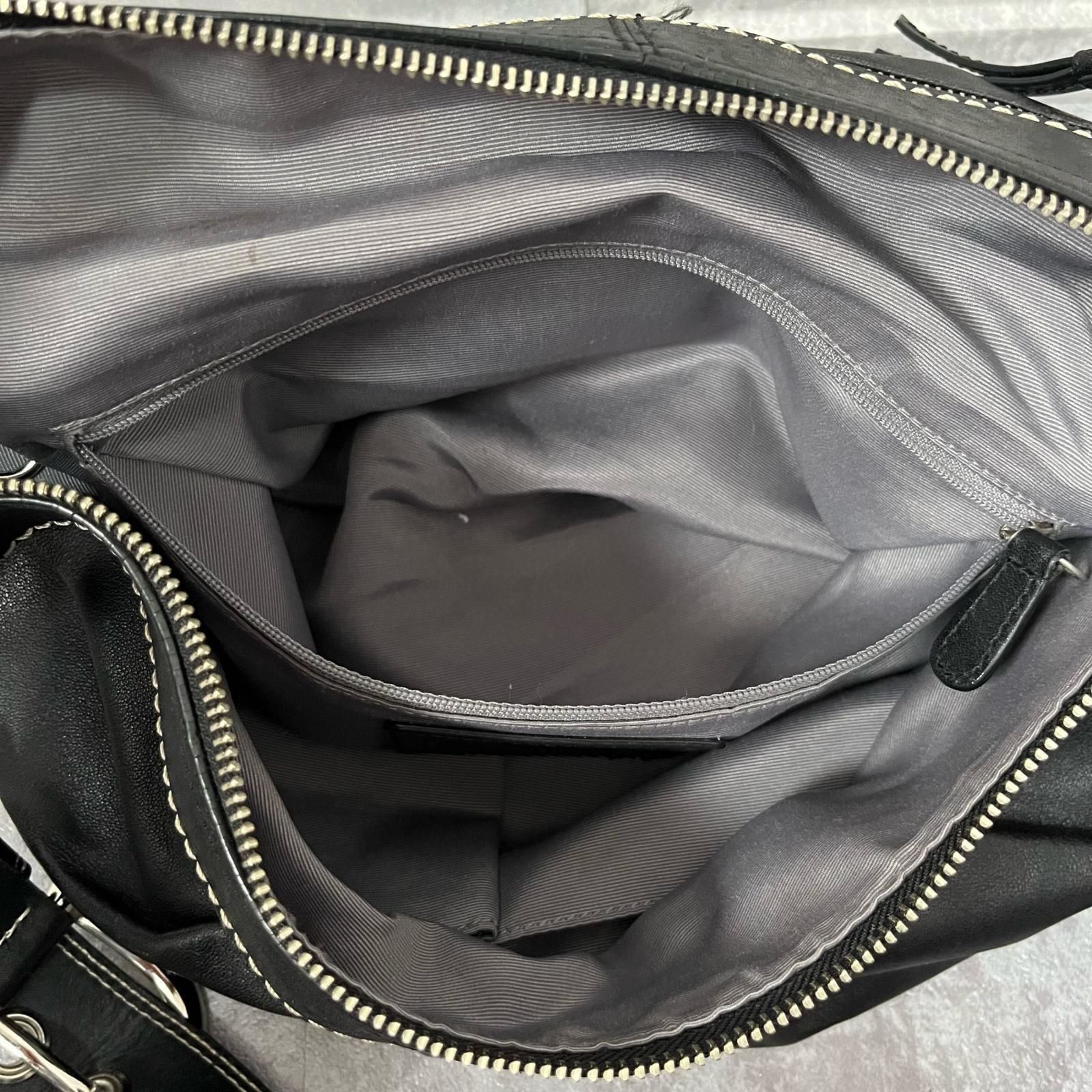 COACH】コーチ ショルダーバッグ ブラック レザー F13731 レディース