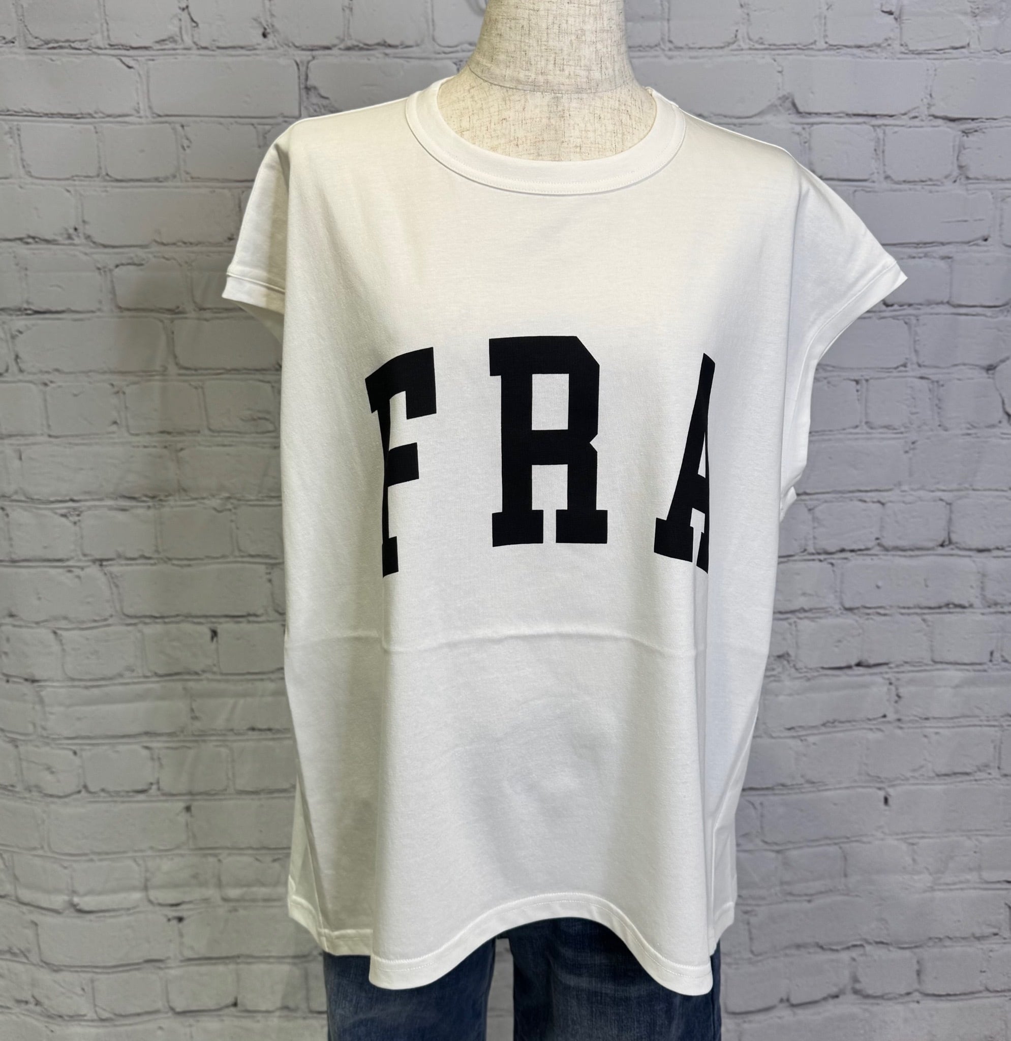 MARGAUX VINTAGE マルゴーヴィンテージ FRA ノースリーブlogo-TEE CT