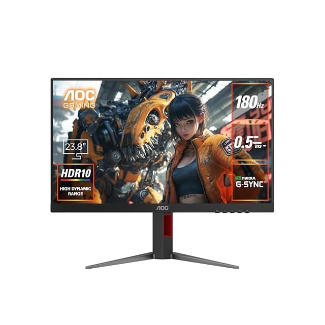 AOC 27型 180Hz 0.5ms HDR10 G-SYNC 美品 ピ*ಣ様 【25年4月製】AOCモニター 27G42E27.0インチ180Hz ピ*ಣ様