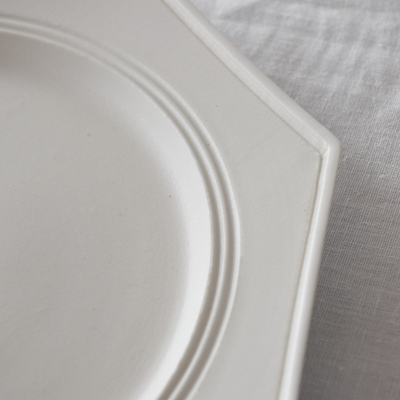 濱岡健太郎 Kentaro Hamaoka 24cm八角プレート マット | les