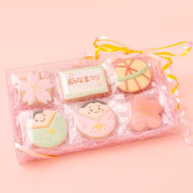 ひなまつり限定アイシングクッキー6枚セット