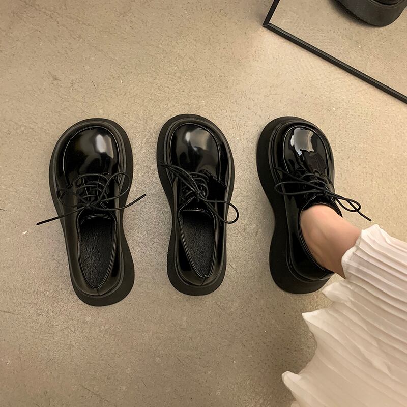 シングルスプリングオータムレッドレザー 靴 シューズ 春物 秋物 部族の婦人靴69284816509