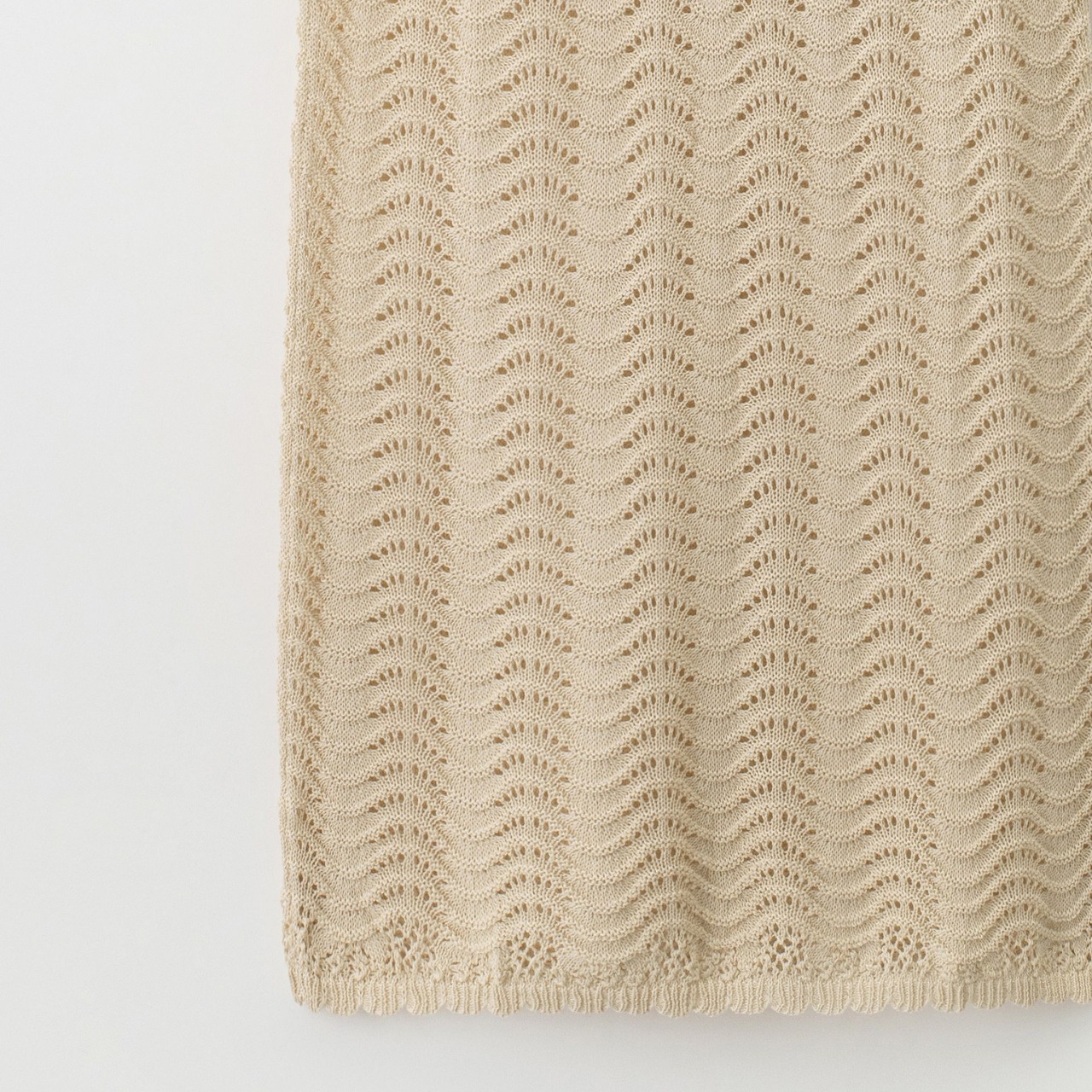 Sheer Crochet Mermaid Long Skirt T3543