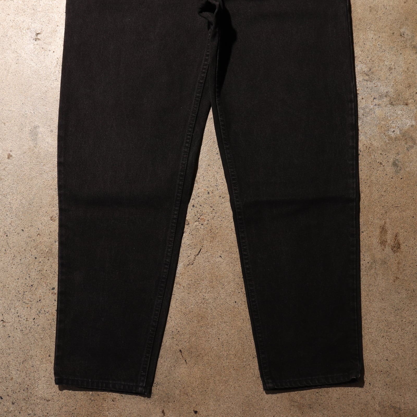 極美品 32×32 Levi's 550 USA サルファーブラックデニムパンツ