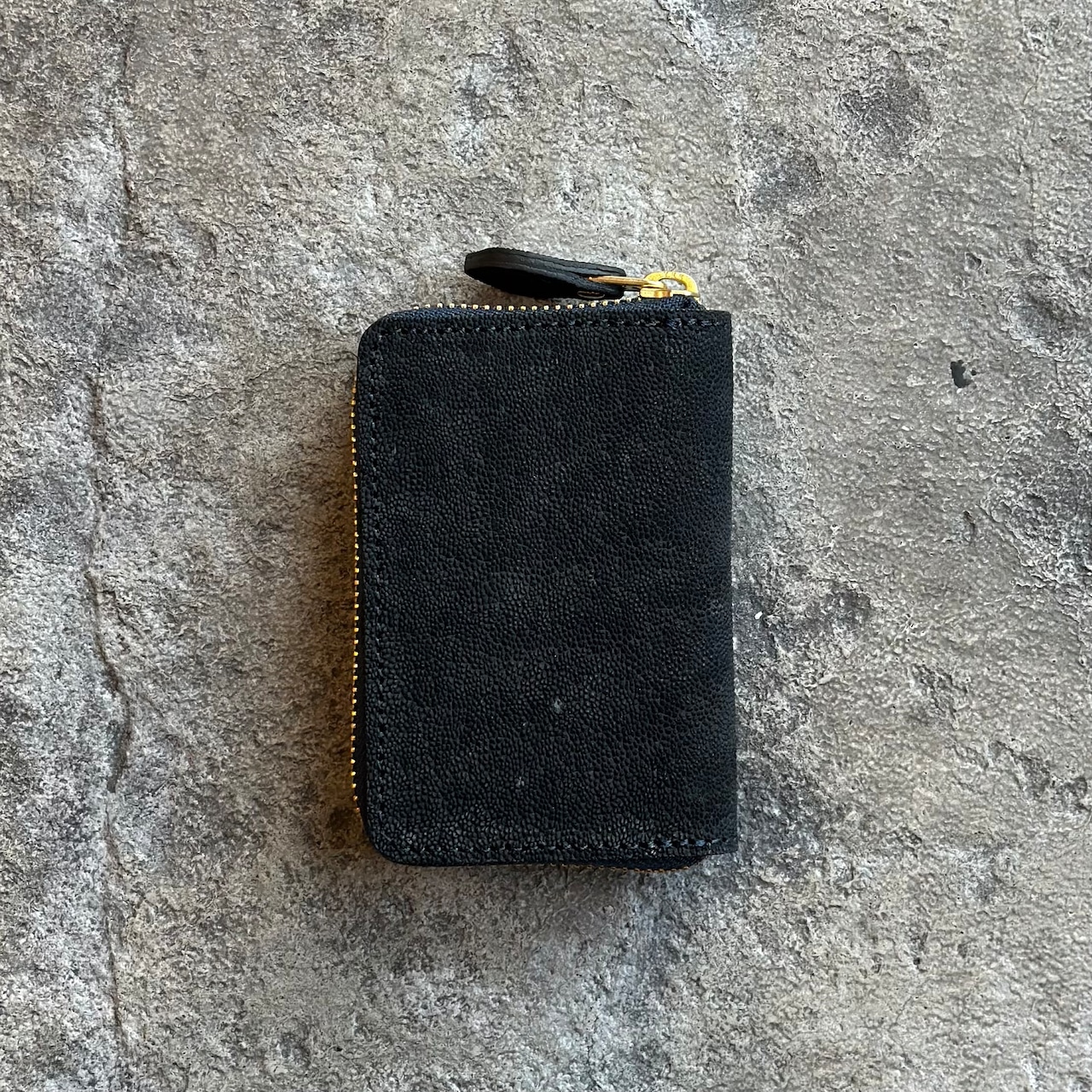 【直営店限定商品】ミニウォレット ラウンドジップ エレファント(ダークネイビー)