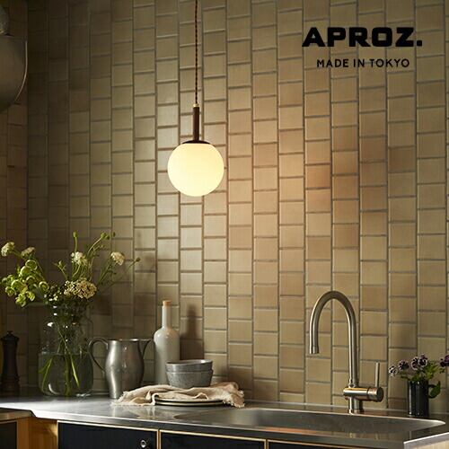 【日本製】APROZ アプロス:KEEGAN/1P(ウッド&ガラスペンダントライト1灯)キーガン/照明/間接照明/ライト/ペンダントライト/ウッド/木製/ウォールナット/インテリア/リビング/ダイニング/玄関/トイレ/多灯吊り/照明器具/AZP-685-CL/WH