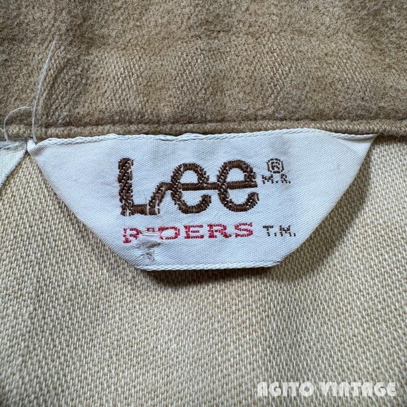 70's Lee RIDERS リーライダース 220 シャモアクロスジャケット