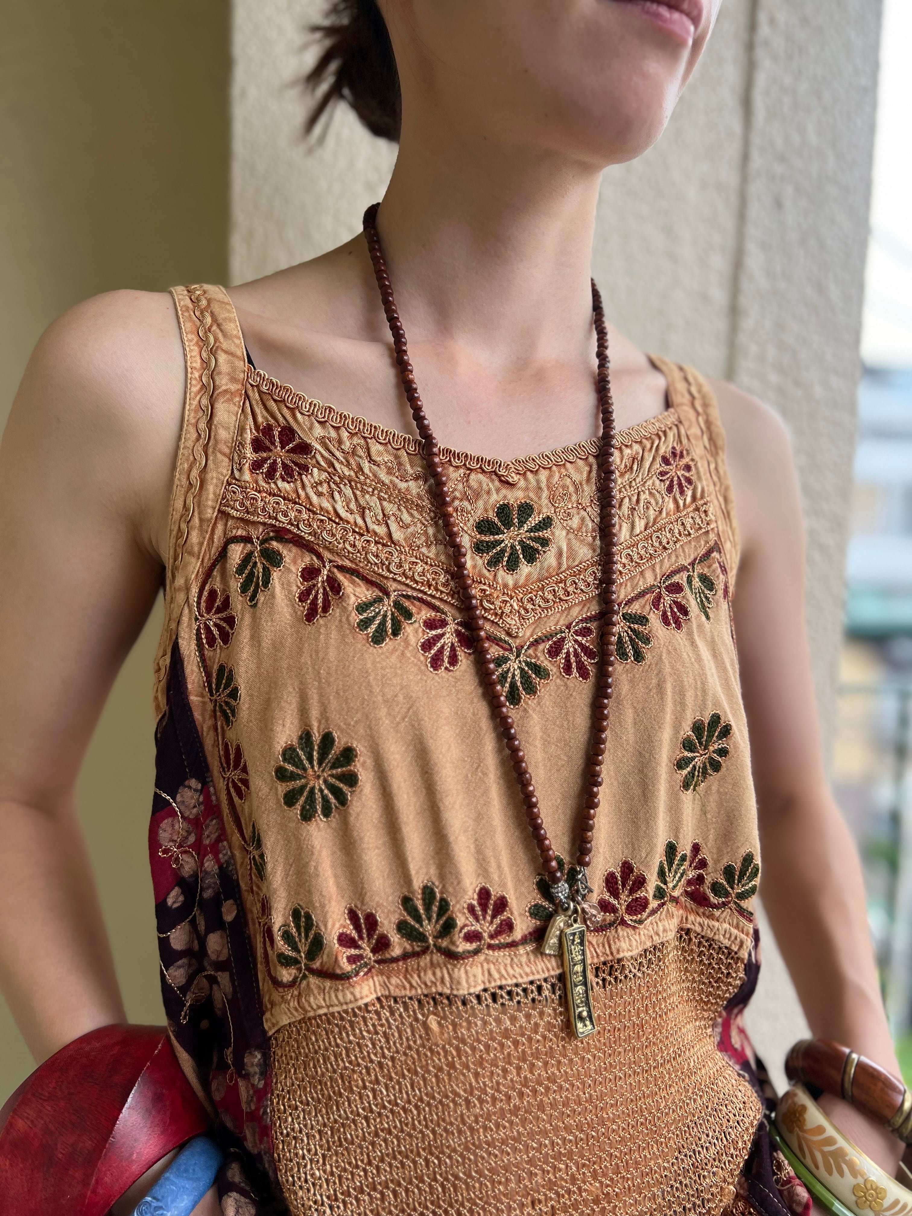 Vintage indian rayon camisole tops ( ヴィンテージ インド レーヨン