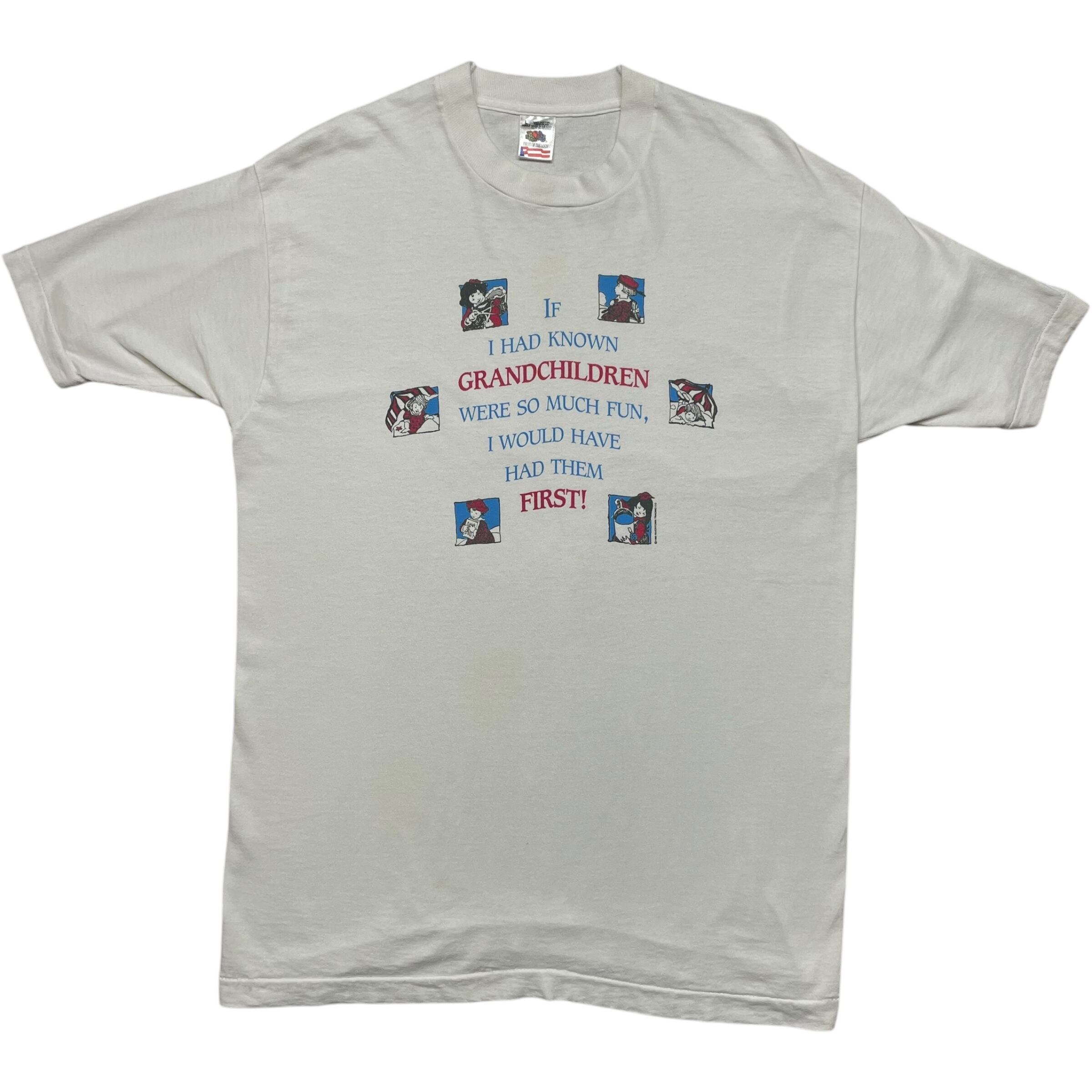 《L》 FRUIT OF THE ROOM フルーツオブザルーム Tシャツ ホワイト メッセージプリント シングルステッチ 90年代 vintage no.6689