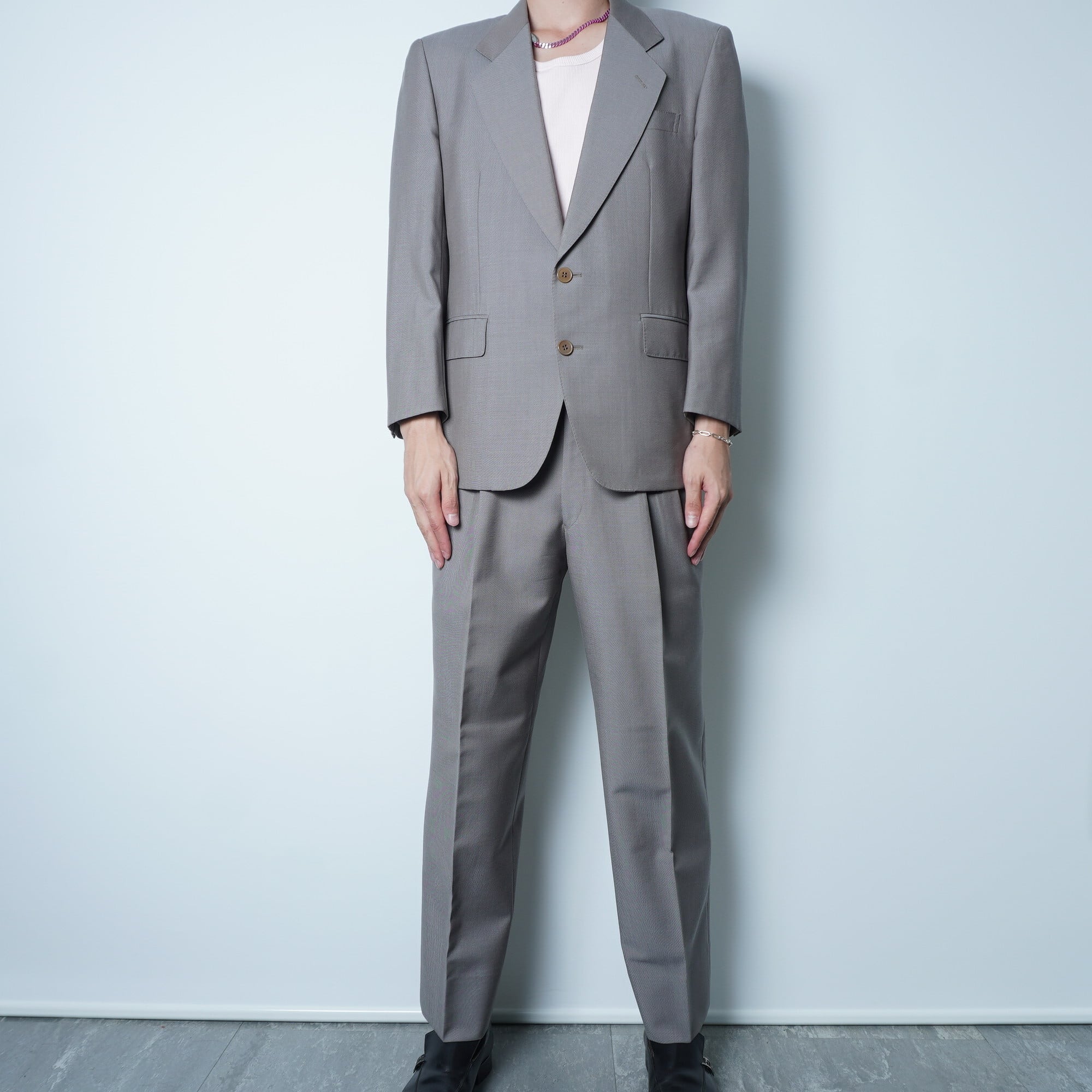 美品 SAINT LAURENT PARIS スーツ　ウールセットアップ SAINT LAURENT - 極美品 サンローラン パリ SAINT LAURENT PARIS