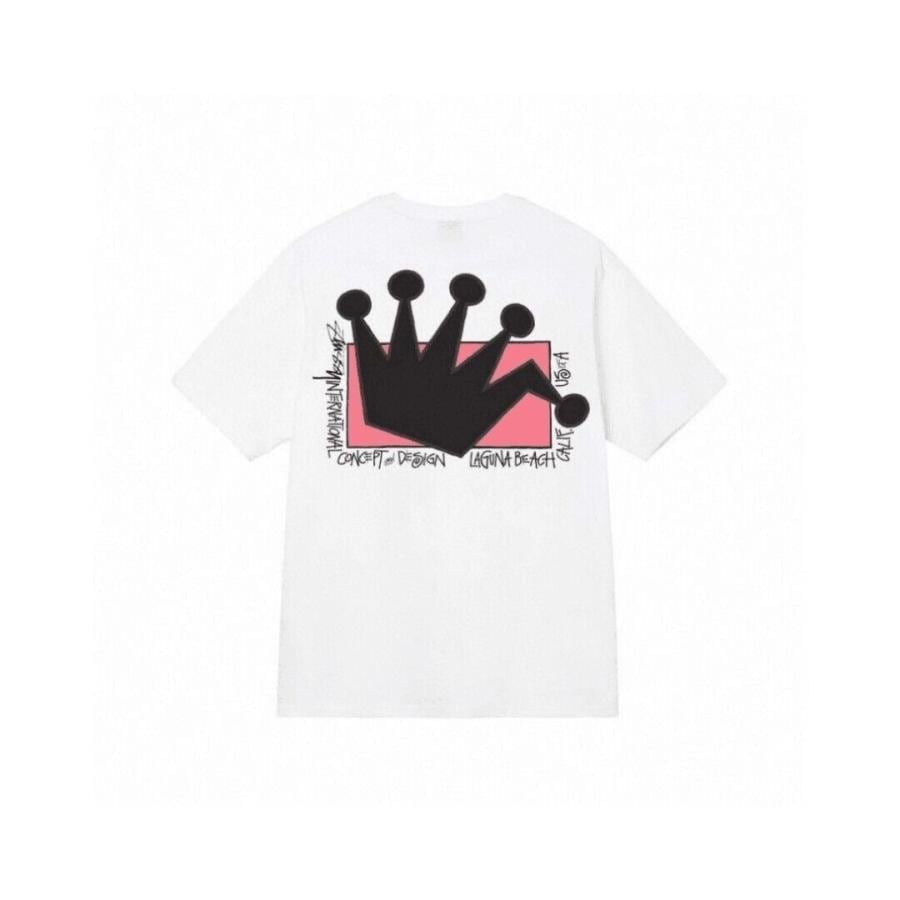 STUSSY LBクラウン王冠柄 半袖Tシャツ | street*style STUSSY LBクラウン王冠柄 半袖Tシャツ | street*style