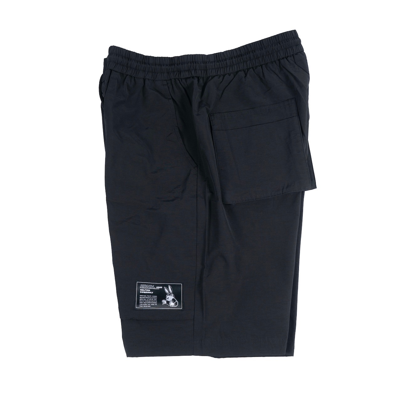 SALE【HIPANDA ハイパンダ】メンズ ショート カーゴパンツ MEN'S MULTI-DESIGN POCKET SHORTS CARGO PANTS / BLACK