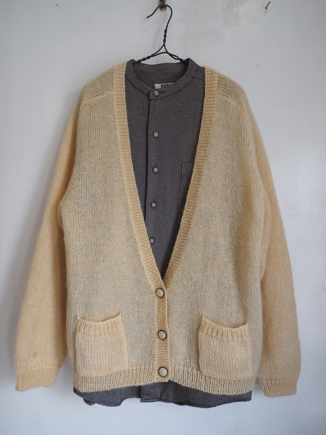 1980’s ~1990’s Mohair Mix Cardigan／L