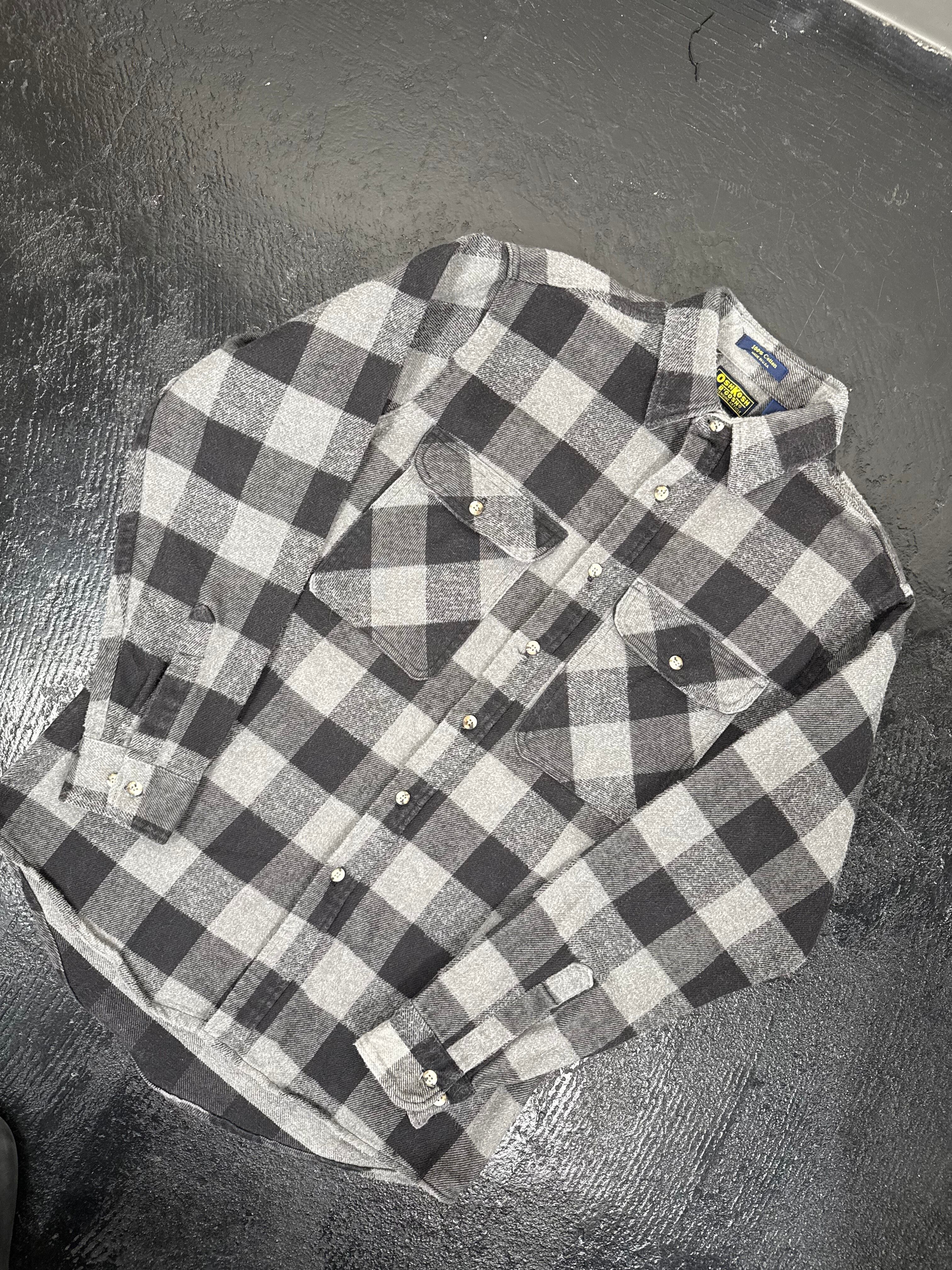 90's Vintage OSHKOSH B'gosh Flannel Shirt メンズM | Hoarders Used