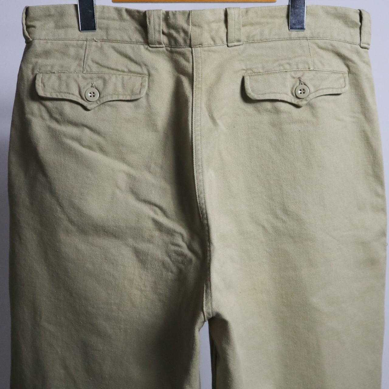 FRENCH ARMY M-52 CHINO TROUSERS LATE MODEL フランス軍 M52 チノ