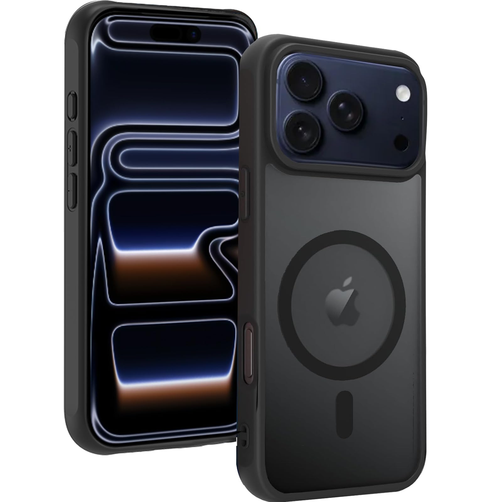 【Magsafe対応】JoeyKaiHai iPhone18pro/17pro ケース マグセーフ 対応 米軍規格 iPhone 18 proケース 半透明 マグネット 搭載 マグセーフ対応 耐衝撃 マグネット搭載 ワイヤレス対応 半透明 マット 黄ばみなし ストラップホール付き アイフォン18pro カバー