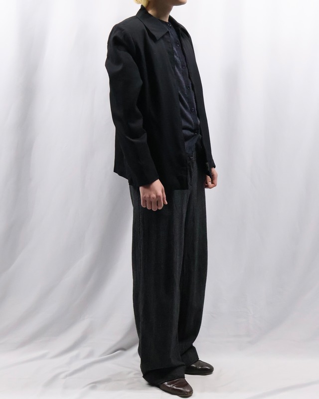waist design straight slacks