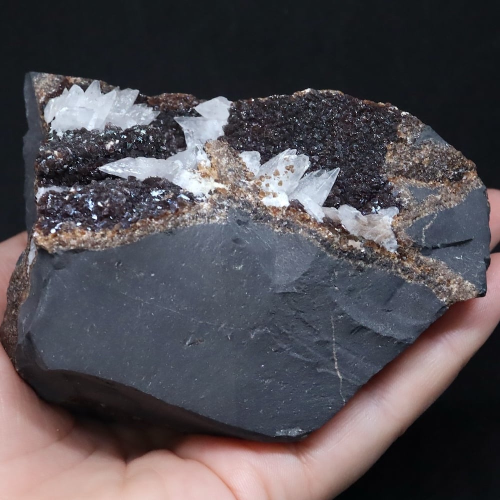 希少！アイオワ州産 イリデッセント カルサイト 原石 522g IRI050 鉱物