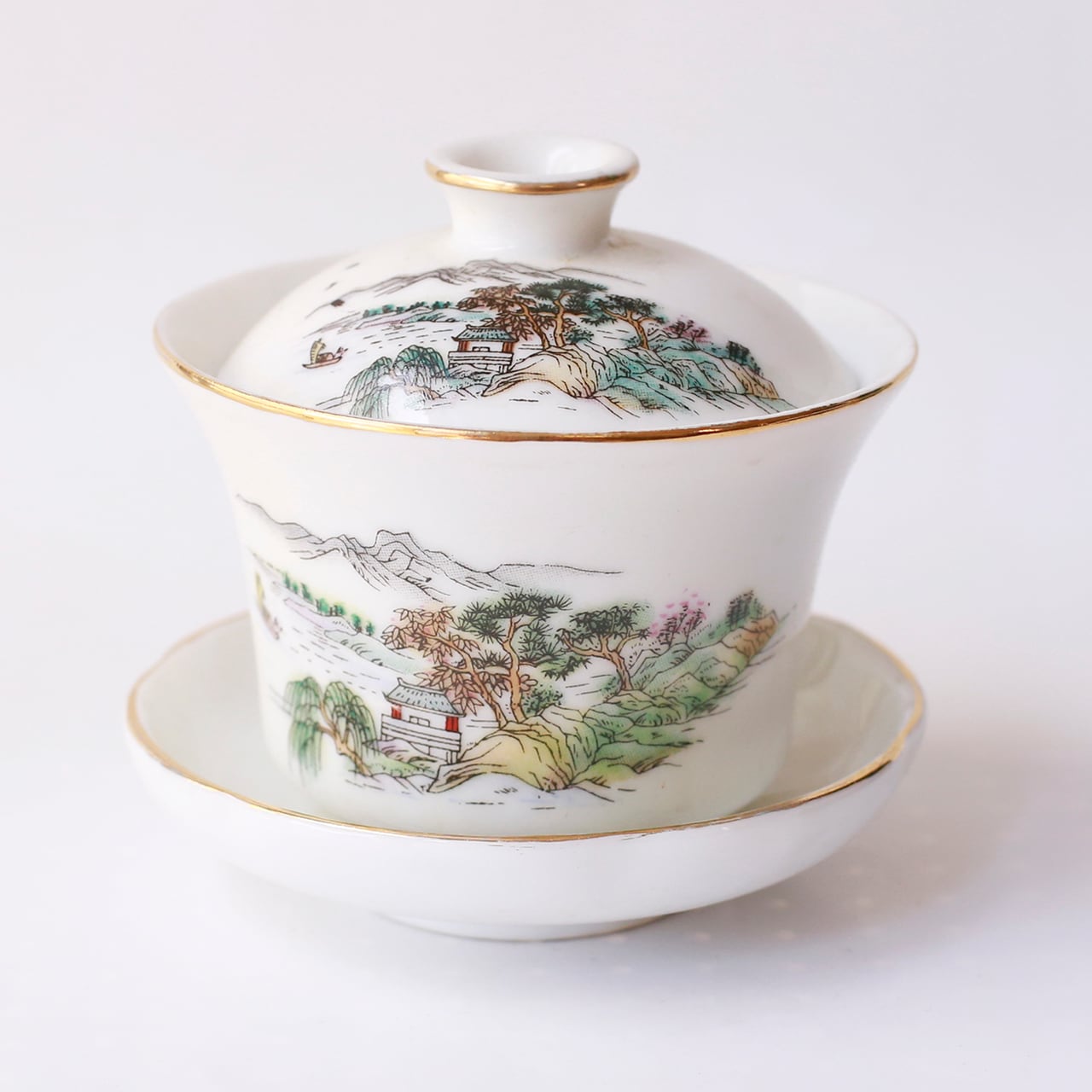 蓋碗（ガイワン）蓋付き茶碗 花・鳥 | chaocha