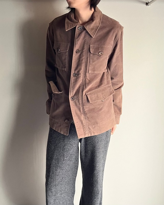 【MARC JACOBS】moleskin 4-pocket safari jacket