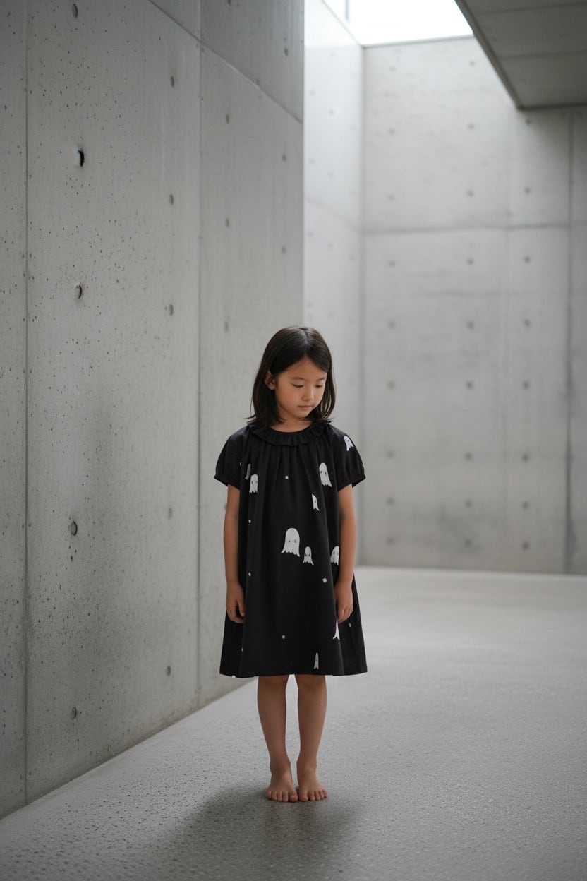 Mina perhonen ワンピース mina perhonen 26SS 】 troll “ワンピース” / AES8537PD / black / 140