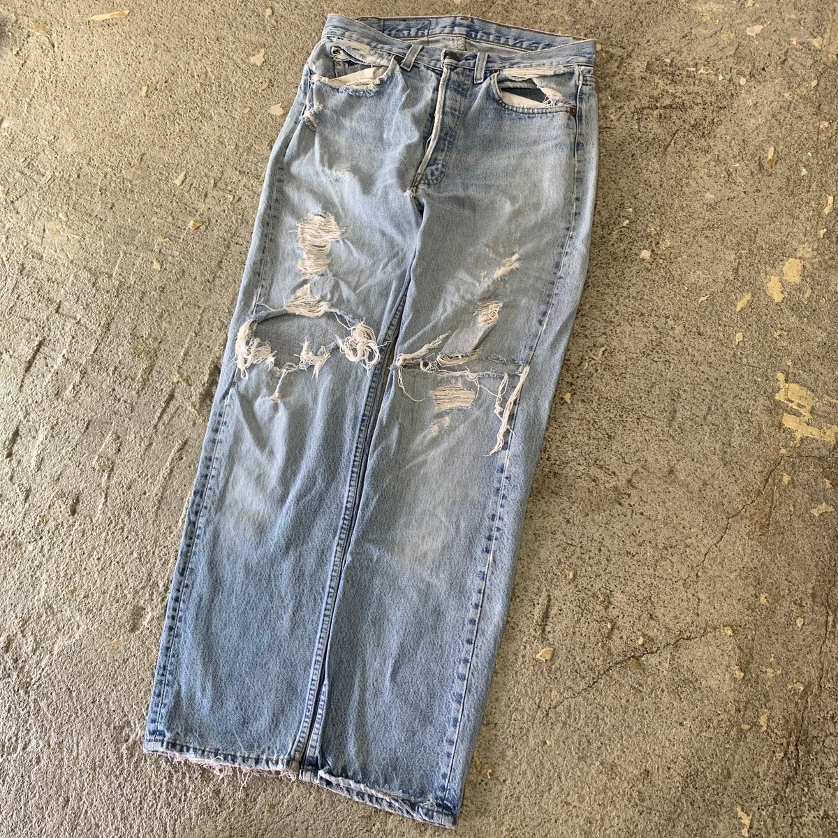 00s Levis 501 crush denim pants | What