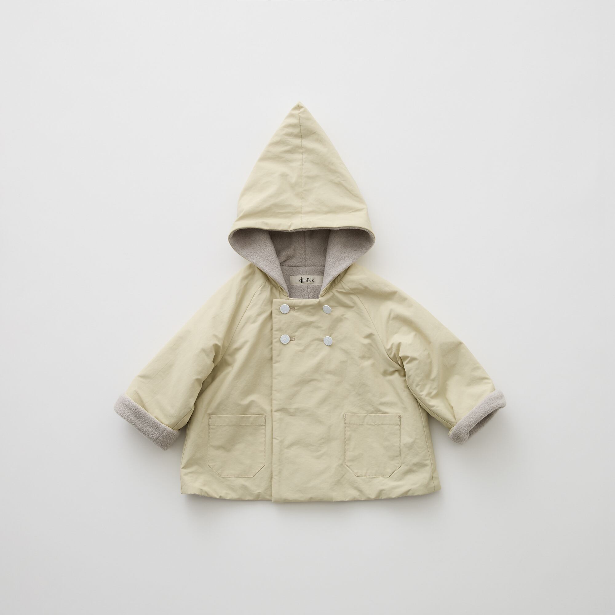 elfinfolk Sサイズ ivovy eLfinFolk(エルフィンフォルク)/ eLf Coat / ivory / 110,120,130cm