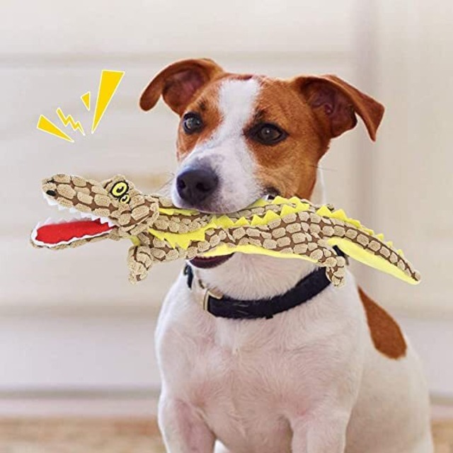【犬用品】クロコダイル　噛むおもちゃ　犬のおもちゃ　ペット歯磨き　安全　丈夫