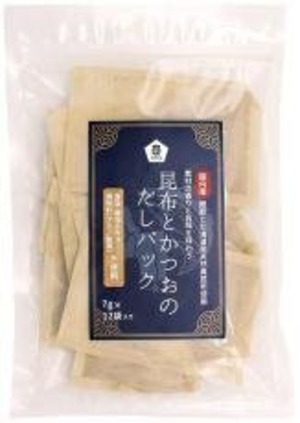 昆布とかつおのだしパック ７ｇ×１２　ムソー