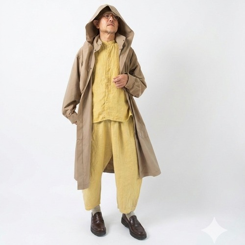 ASEEDONCLOUD/アシードンクラウド/ Merchant travelers coat/ #261101 Beige
