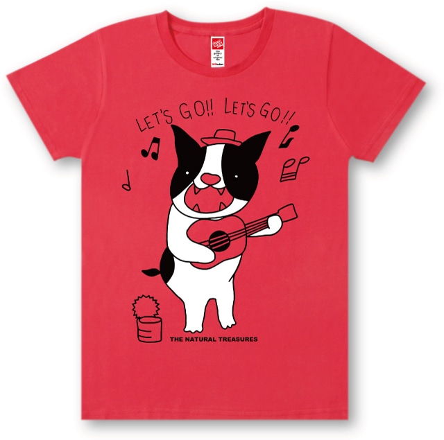 #431 Tシャツ LET'S GO/RED