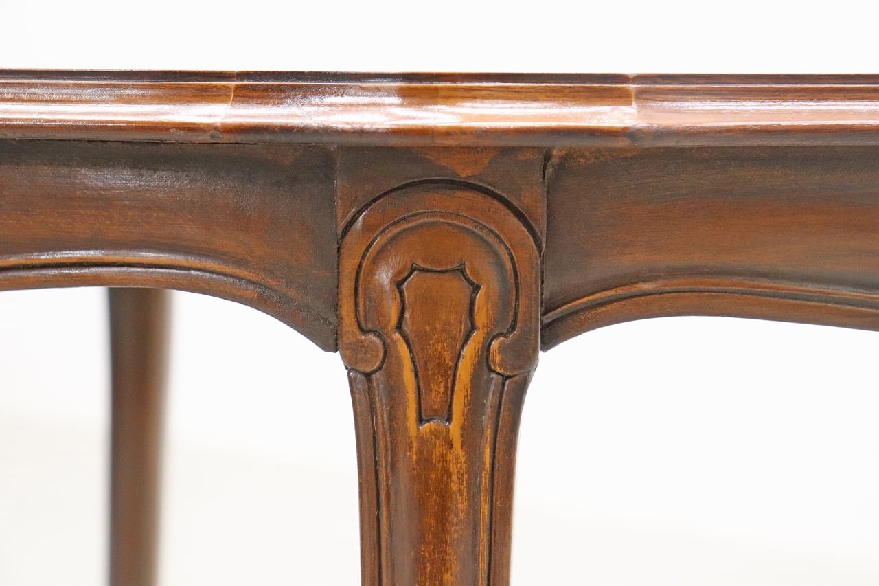 沼津店】ヴィンテージ クラシカル オーバル センターテーブル サイド