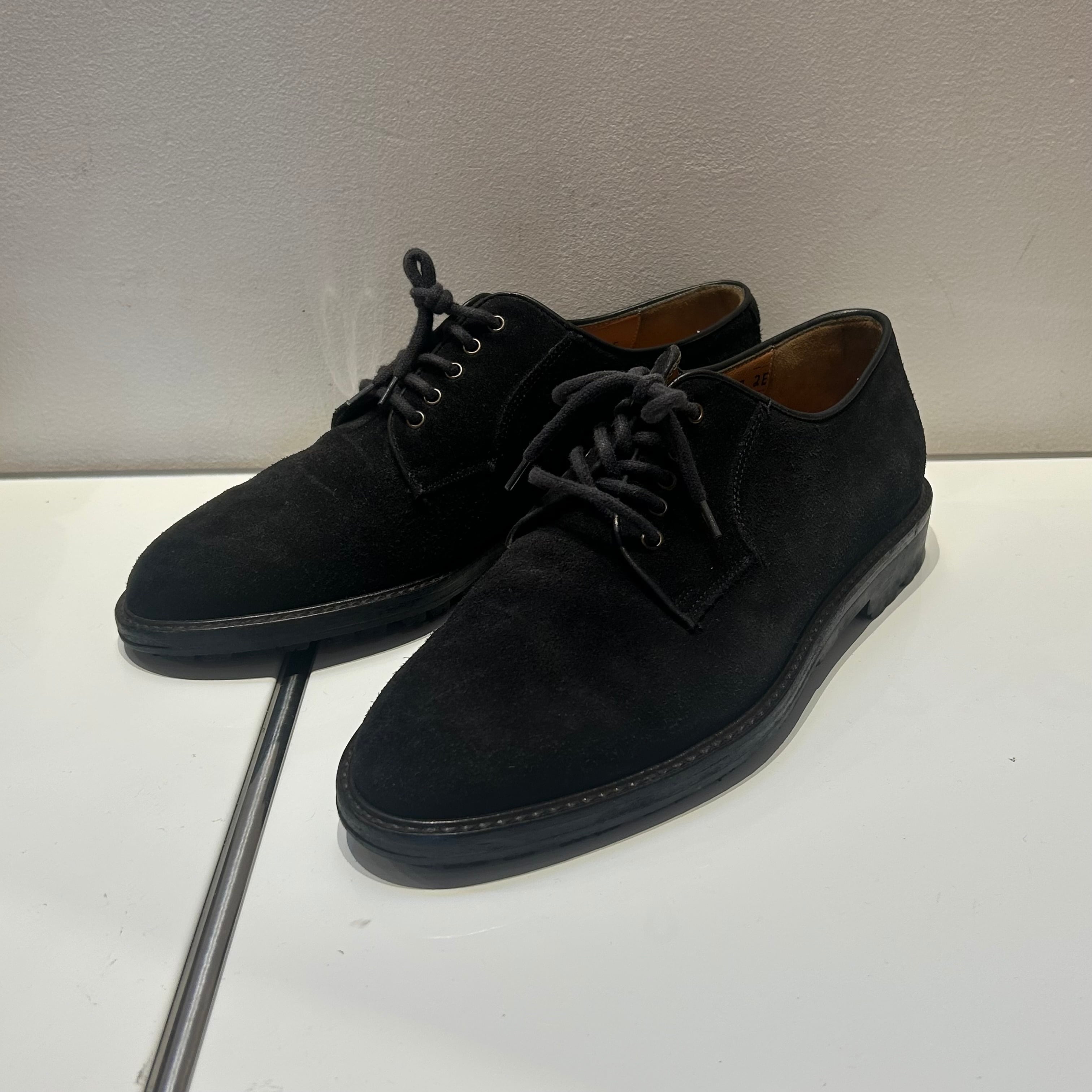 SALVATORE FERRAGAMO LEATHER SHOES BLACK SUEDE | safarionline