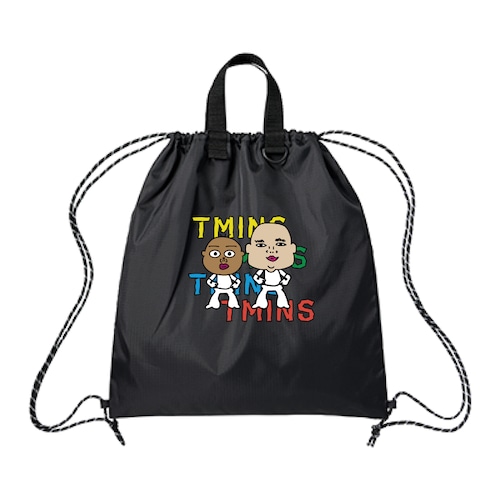 TMINS ナップサック ブラック色