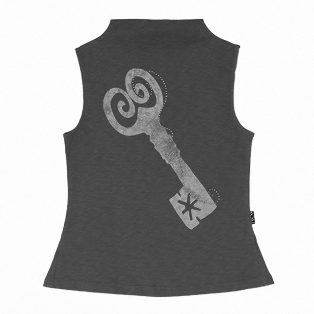 [innomoood] memory key sleeveless top