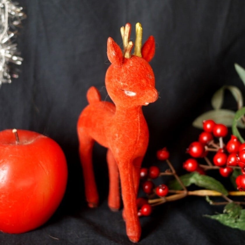 赤いトナカイ フロッキー 英国クリスマス '60