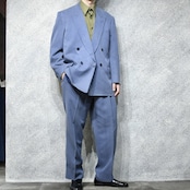 special blue silk set up