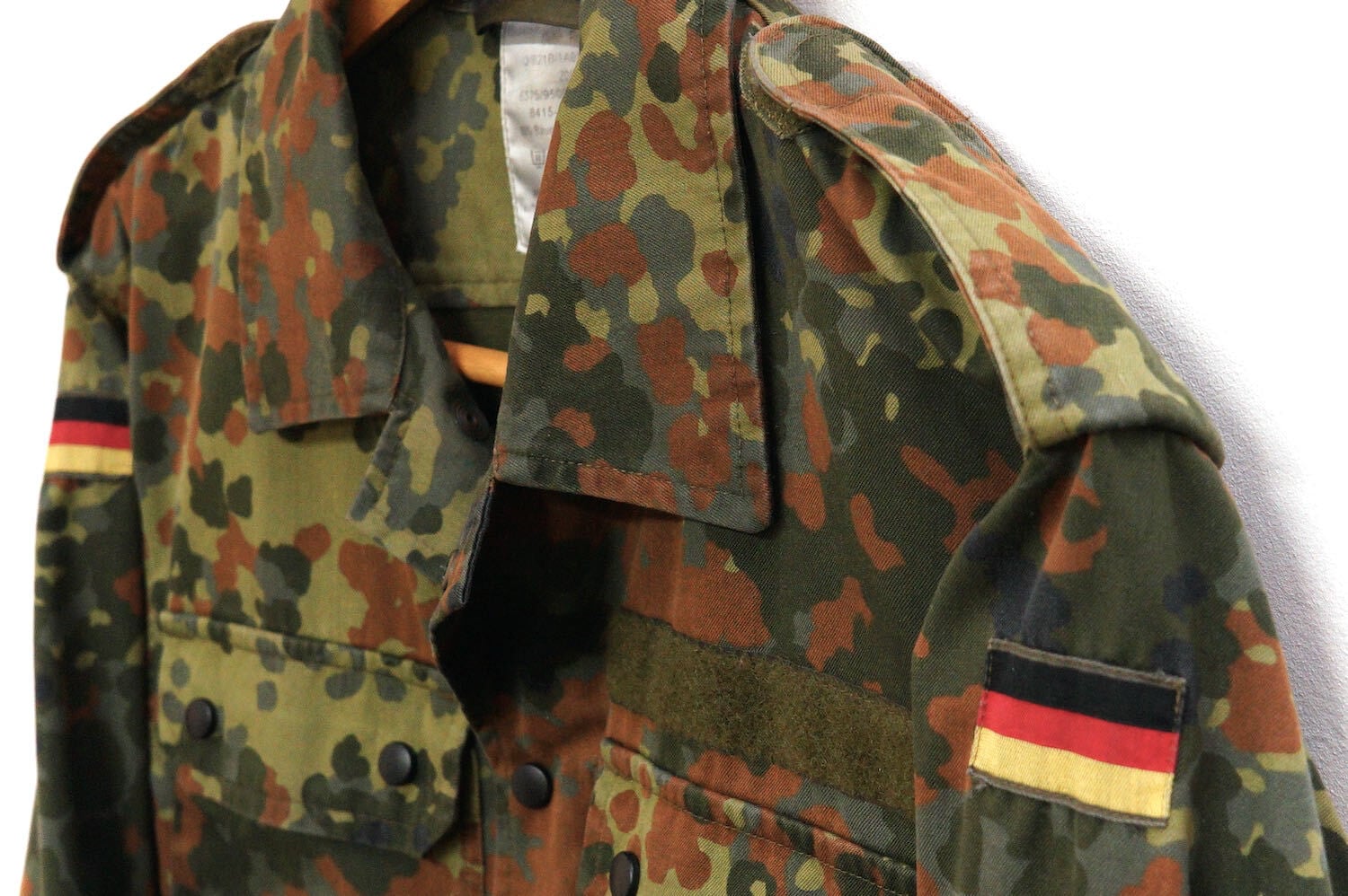 1135 軍服 ドイツ 迷彩 フレックカモジャケット ミリタリー アーミー