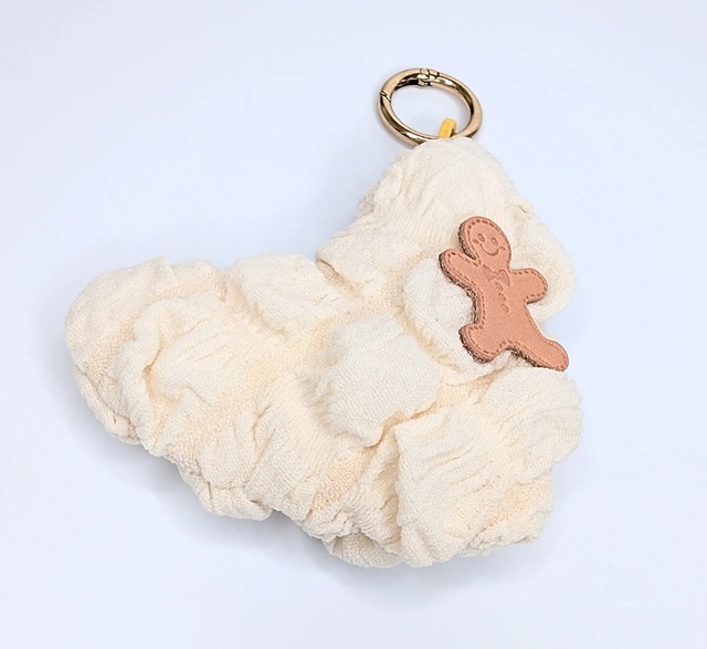 ぽこぽこポップコーンハートのバッグチャーム キーホルダー［MMF-155］