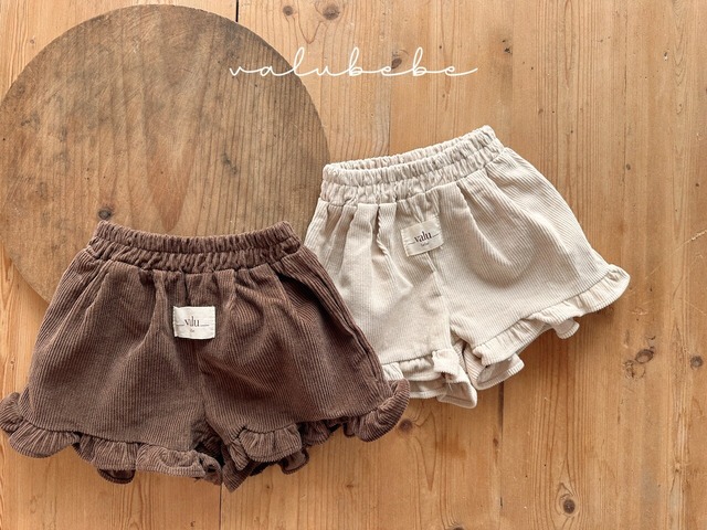 [予約][送料無料]《valubebe》Frill half pants (baby) 44