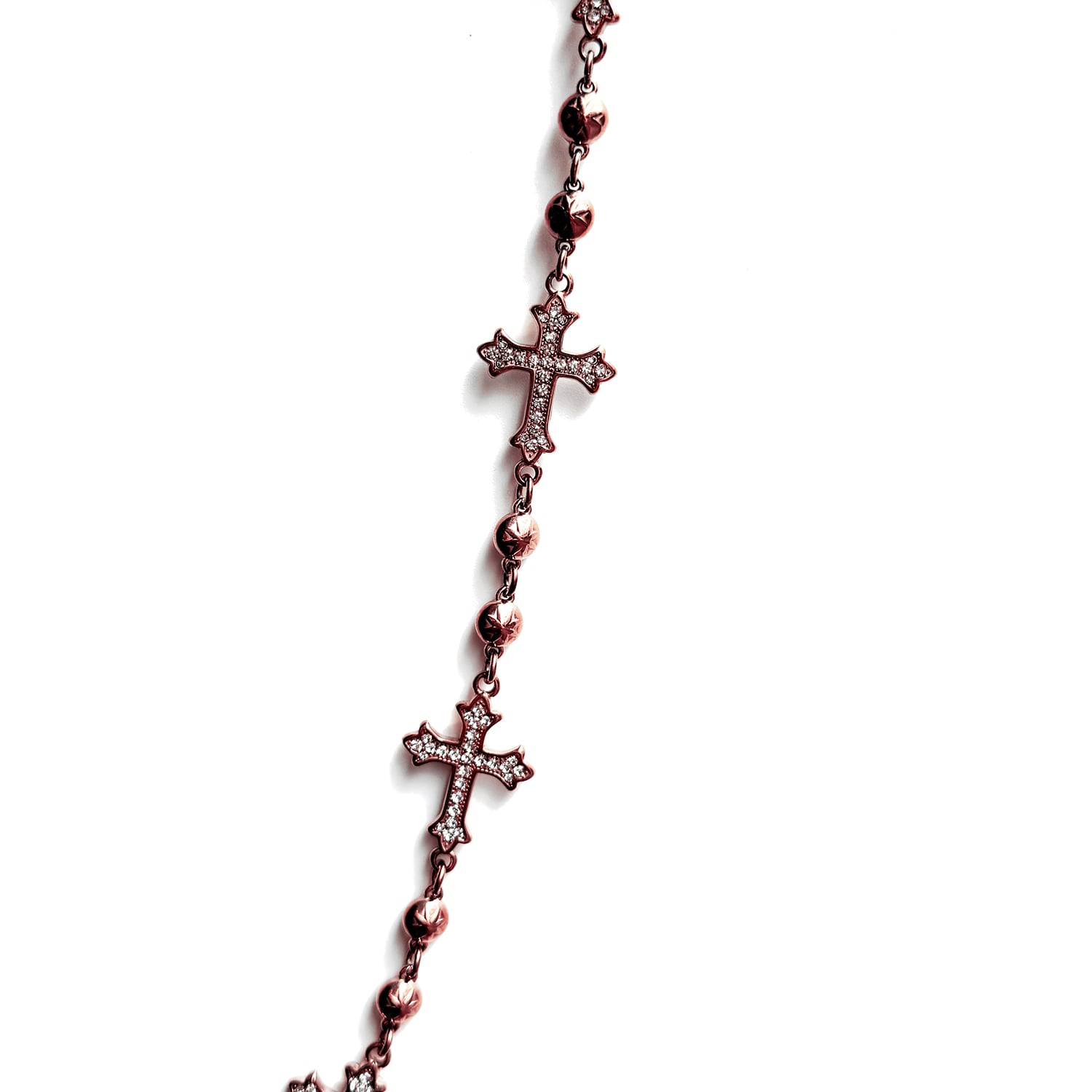 StarChain World / ROSE GOLD CROSS WALLET CHAIN | HOLICK