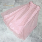 社交ダンス 衣装 スタンダード スカート レッスンウェア 練習着 オールシーズン 住商オットー ピンク系 無地 シンプル ロングスカート シンプル ポリエステル 春色 92.5cm ウエスト33cm ファスナー仕様 伸縮性無し フェミニン かわいい ドレスアップ 軽やか 上品 べリーダンス 楽しい きれいな ピンク色 スタイルアップイベント 発表会 競技用 ランニングウェア 移動着