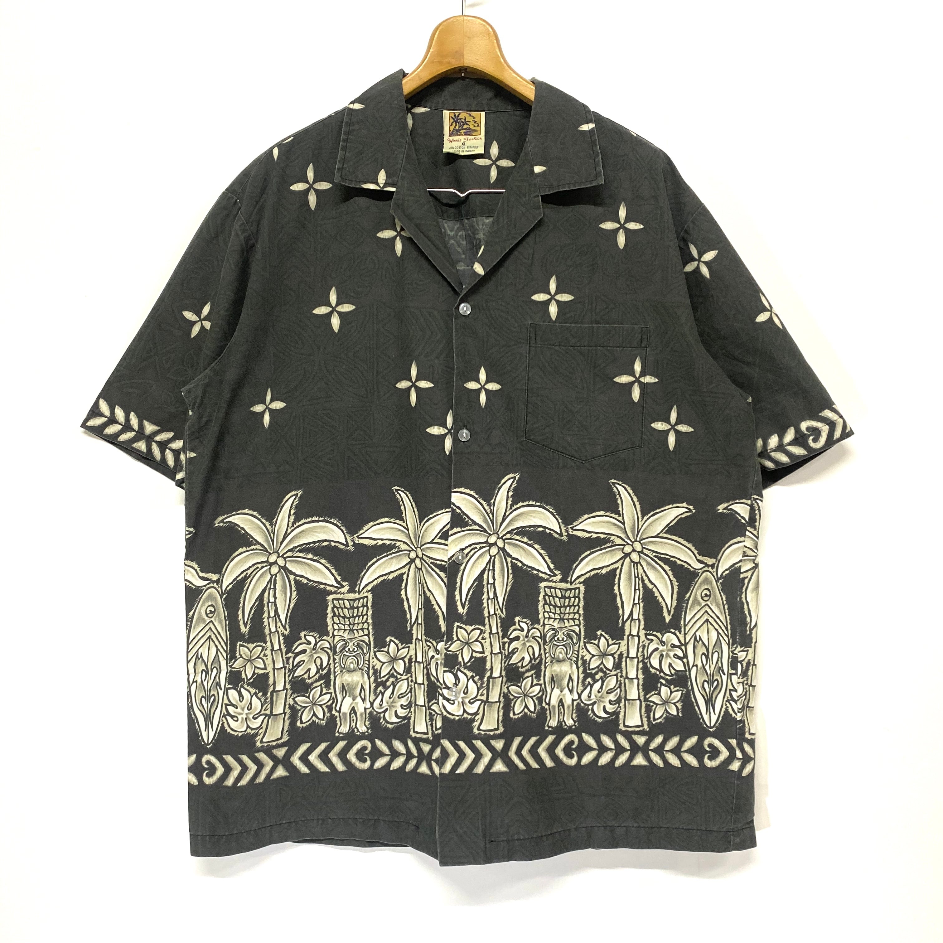 Winnie Fashion ハワイ製 アロハシャツ ハワイアンシャツ 開襟