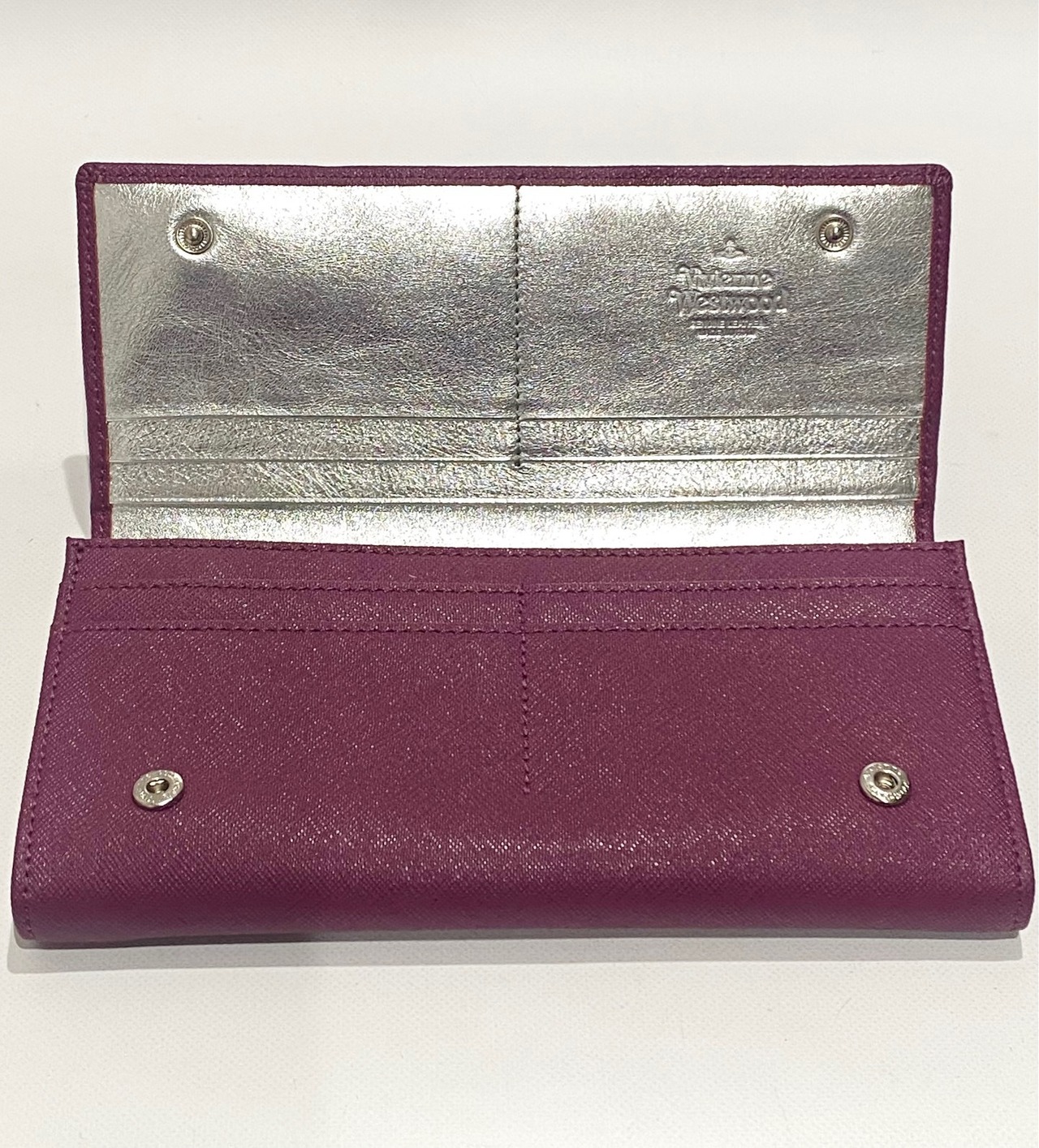 Vivienne Westwood ヴィヴィアンウェストウッド 長財布 51120005-SAFFIANO/PURPLE/J401