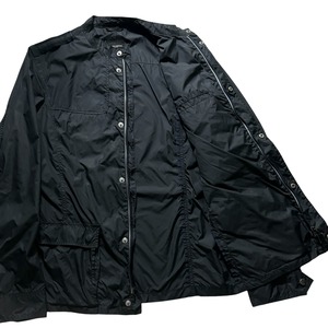 CoSTUME NATIONAL HOMME black nylon riders jacket