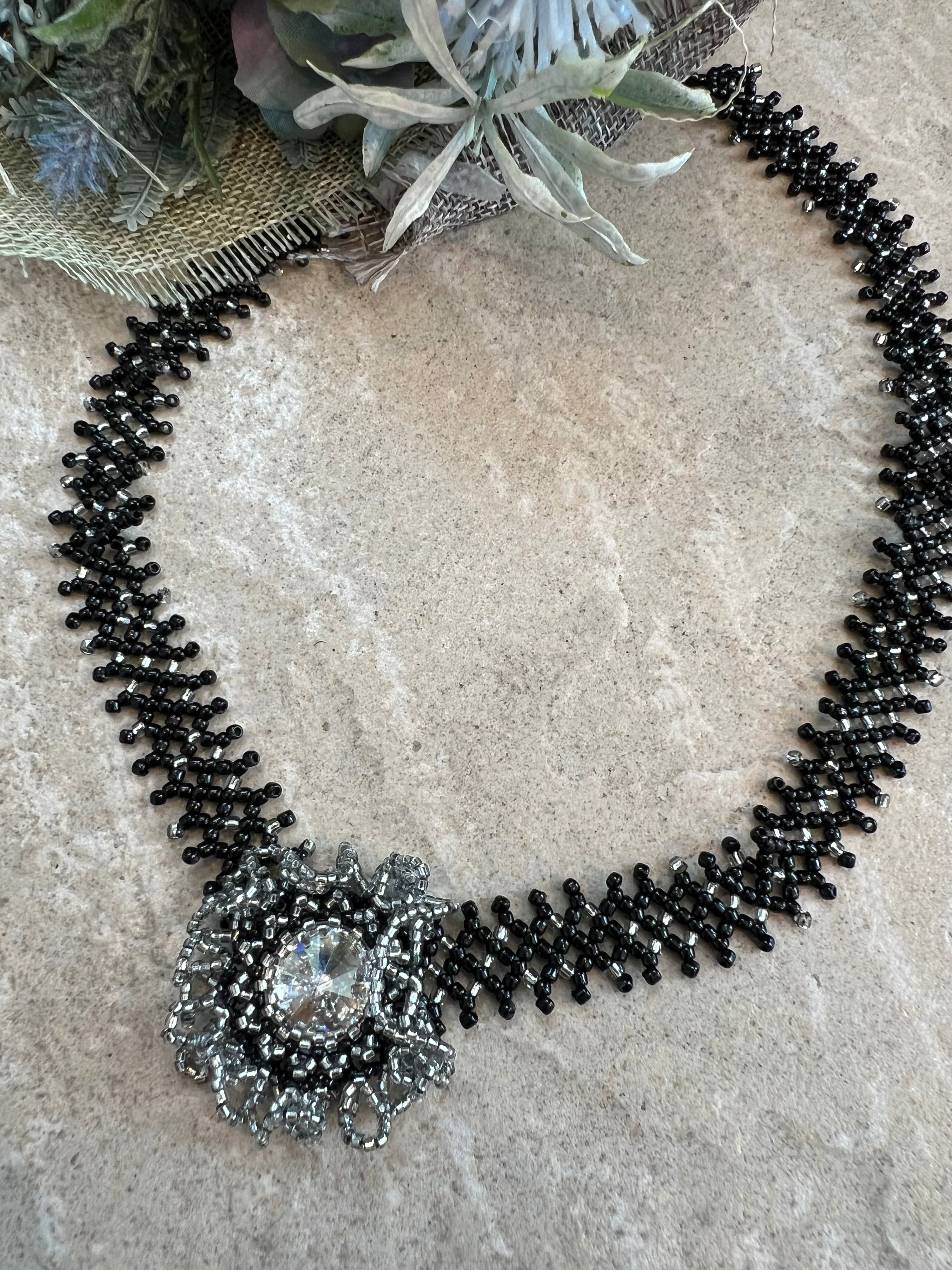 キット】ソレイユネックレス（黒系）澤田美子 | リアン