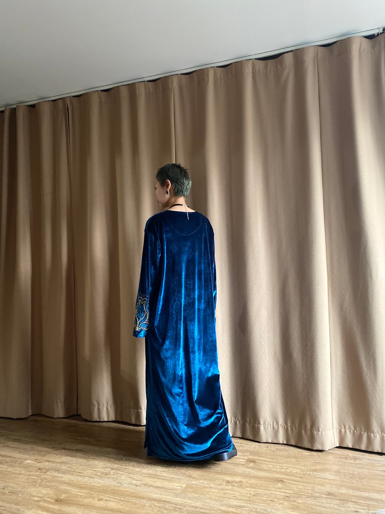 embroidery designr ethnic vintage dress-3792-12