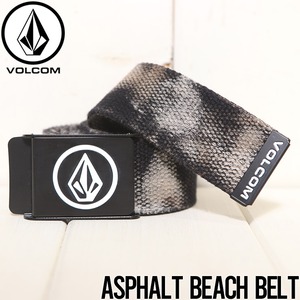 ベルト ガチャベルト ウェビングベルト VOLCOM ボルコム ヴォルコム ASPHALT BEACH BELT D5912400 日本代理店正規品