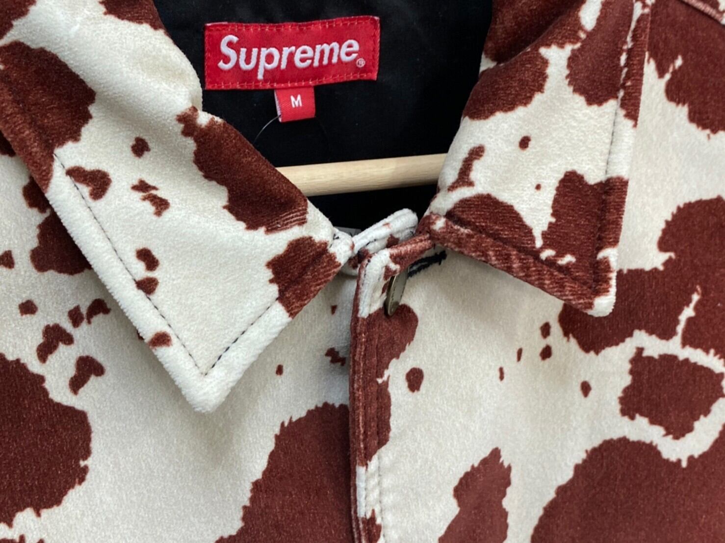 Supreme Velvet Chore Coat Cow MEDIUM 03100 | BRAND BUYERS OSAKA